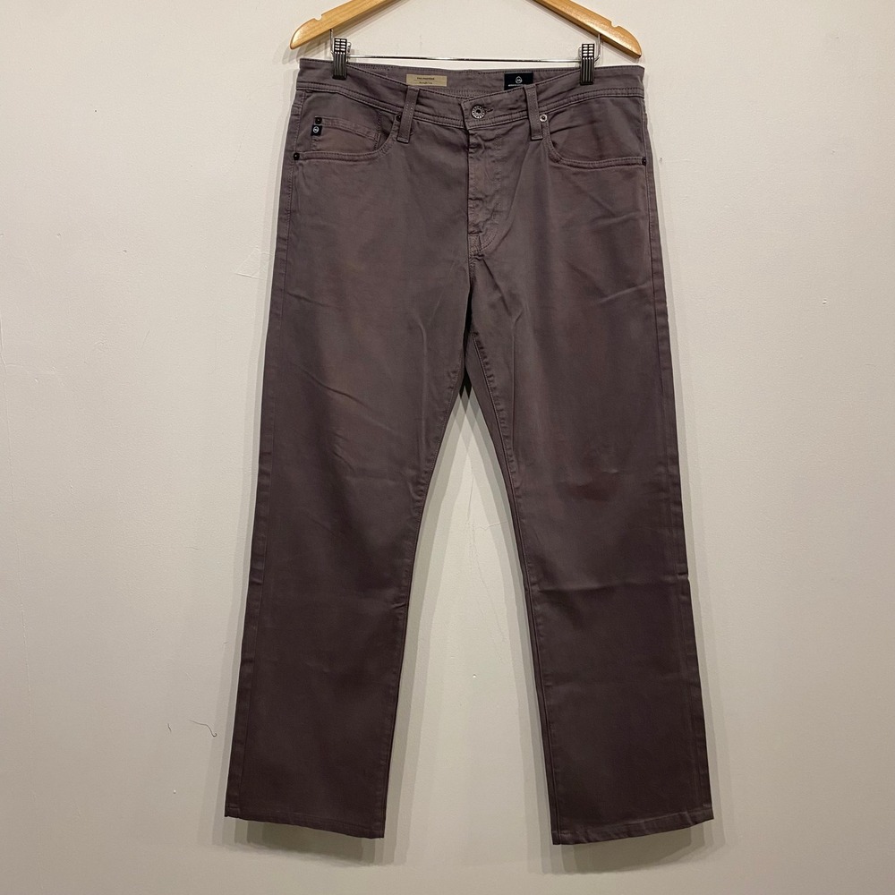 AG Adriano Goldschmied The Protege Straight Leg Pants Grey 34x34